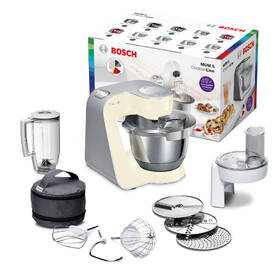 Kuchyňský robot Bosch MUM58920 stříbrná barva

