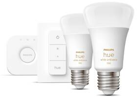 Startovací sada Philips Bluetooth, 8W, E27, White Ambiance (2ks) + bridge + Switch 

 obrázek produktu 2 z 4
