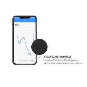 Klíčenka FIXED Sense, Duo Pack červená barva
