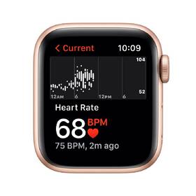 Chytré hodinky Apple GPS, 40mm pouzdro ze zlatého hliníku - hvězdně bílý sportovní řemínek 

 obrázek produktu 3 z 5
