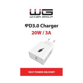 Nabíječka do sítě WG USB-C PD 20W bílá

 obrázek produktu 1 z 1
