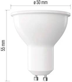 Žárovka LED EMOS bodová, 3W, 535lm, GU10, neutrální bílá 

 obrázek produktu 11 z 13