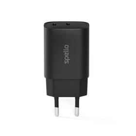 Nabíječka do sítě Spello by Epico ForceBoost GaN 45W 2x USB-C černá

 obrázek produktu 1 z 7