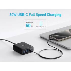 Nabíječka do sítě Anker 112W 3xUSB-C/3xUSB-A černá

 obrázek produktu 5 z 6