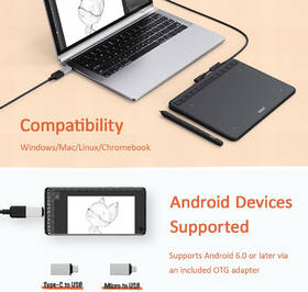 Grafický tablet UGEE S640 černý

 obrázek produktu 7 z 11