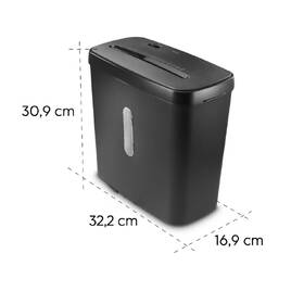 Skartovač Hama Safe X50, křížový řez, 5 listů, P4 černý

 obrázek produktu 3 z 4
