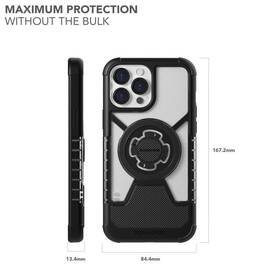 Kryt na mobil Rokform Crystal na Apple iPhone 13 Pro Max černý/průhledný

 obrázek produktu 1 z 5
