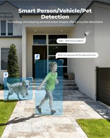 IP kamera Reolink W330 - RLC-810WA Wi-Fi bílá barva
