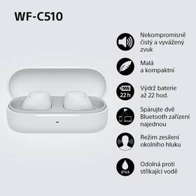 Sluchátka Sony WF-C510 bílá

 obrázek produktu 4 z 16