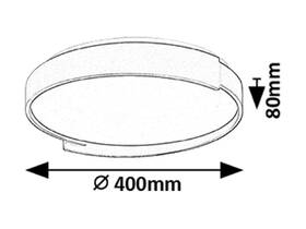 Stropní svítidlo Rabalux LALEH 71305, 24W, stmívání, ovládání černé

 obrázek produktu 7 z 8