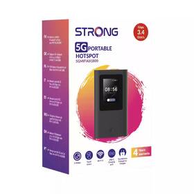 Přenosný hotspot Strong 5G MIFI AX1800 černá barva
