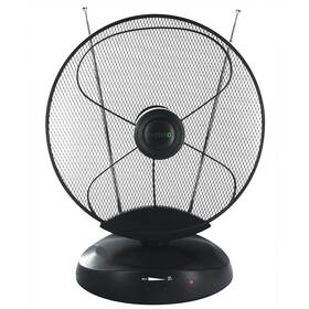 Anténa pokojová Evolveo Xany 4 LTE 230/12V, 50dBi aktivní pokojová DVB-T/T2, LTE filtr 
