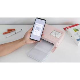 Fototiskárna Canon CP1500 Selphy KIT + papíry 54 ks růžová barva
