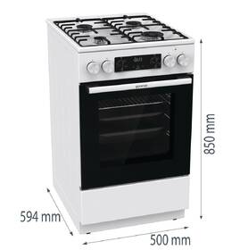 Kombinovaný sporák Gorenje GK5C42WH bílý

 obrázek produktu 15 z 15