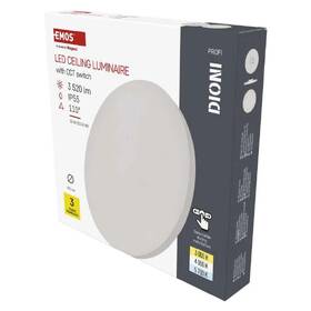 Stropní svítidlo EMOS Dioni 32W, 41cm, 3520lm, teplá-studená bílá bílé

 obrázek produktu 2 z 5