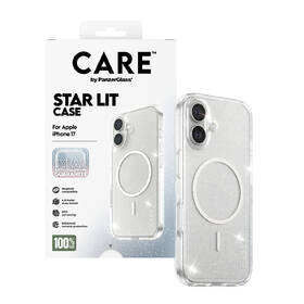 Kryt na mobil PanzerGlass CARE Star Lit MagSafe na Apple iPhone 17 průhledný

 obrázek produktu 4 z 5