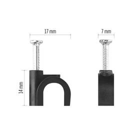 Kabelový klip EMOS 10MM, 50KS černý

 obrázek produktu 8 z 8