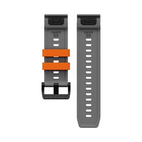 Řemínek Cubenest Premium Silicone Garmin QuickFit Band 26mm šedý/oranžový

 obrázek produktu 1 z 5