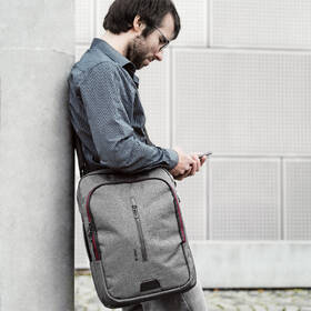 Batoh na notebook YENKEE YBB 1522GY TARMAC 3v1 na 15,6" šedá barva
