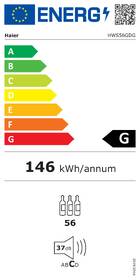Vinotéka Haier HWS56GDG černá barva
