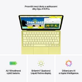 Notebook Apple 13" A18 Pro 6× CPU 5× GPU, 8 GB, 256 GB - ruměný CZ 

 obrázek produktu 8 z 9