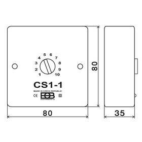 Spínač časový Elektrobock CS1-2 

 obrázek produktu 1 z 2