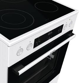 Sklokeramický sporák Gorenje GECS6C70WPA bílá barva
