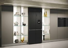 Americká lednice Haier HCR7818DWPT nerez
