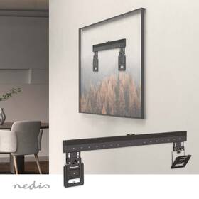 Držák TV Nedis nástěnný pevný, pro úhlopříčku 43 - 100 ", nosnost 75 kg černý

 obrázek produktu 4 z 5