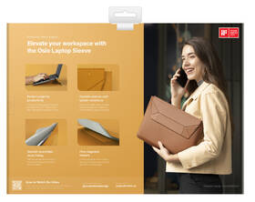 Pouzdro na notebook Uniq Oslo na 14" žlutá barva
