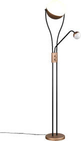 Stojací lampa TRIO CHRIS, LED hnědá

 obrázek produktu 1 z 8