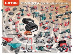 Excentrická leštička EXTOL Industrial SHARE20V 8791844 (s baterií) 

 obrázek produktu 7 z 7