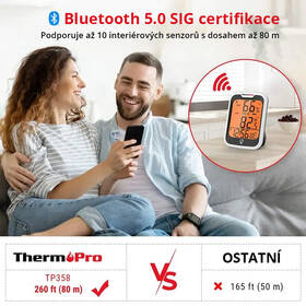 Teploměr ThermoPro TP-358 BT bílý

 obrázek produktu 4 z 4