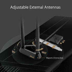 Síťová karta Asus PCE-BE92BT Wi-Fi 7 PCI-E černá

 obrázek produktu 8 z 8