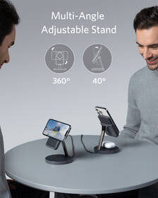 Bezdrátová nabíječka Anker PowerWave Mag-Go 2-in-1 Stand 5K černá

 obrázek produktu 4 z 5