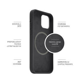 Kryt na mobil FIXED MagFlow s podporou MagSafe na Apple iPhone 14 Pro Max černý

 obrázek produktu 3 z 6