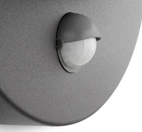 Nástěnné svítidlo Philips June, 1xE27, senzor pohybu - antracitové 

 obrázek produktu 1 z 2
