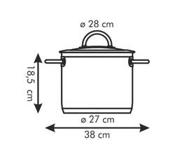 Hrnec s poklicí Tescoma 28 cm, 11,0 l nerez

 obrázek produktu 3 z 3