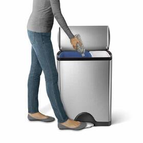 Odpadkový koš na tříděný odpad Simplehuman CW1830, 30/16 l 

 obrázek produktu 5 z 5