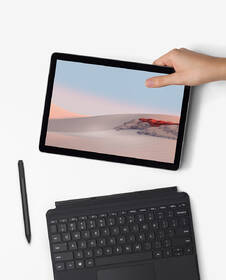 Notebook Microsoft Go 2 (stříbrný) + Pouzdro s klávesnicí (černé) 

 obrázek produktu 3 z 4