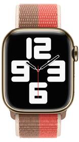 Řemínek Apple 41mm pomelově růžový / žlutohnědý provlékací sportovní řemínek 

 obrázek produktu 2 z 2
