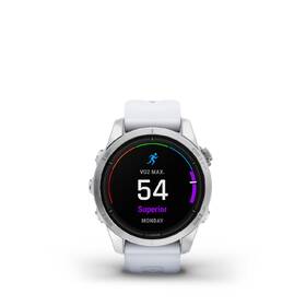 Chytré hodinky Garmin epix Pro (Gen 2) Glass - 42 mm - Silver / Whitestone Silicone Band 

 obrázek produktu 6 z 10