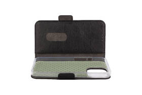 Pouzdro na mobil flipové FIXED Opus na Apple iPhone 13 Pro černá barva
