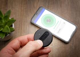 Klíčenka FIXED Sense, Duo Pack červená barva
