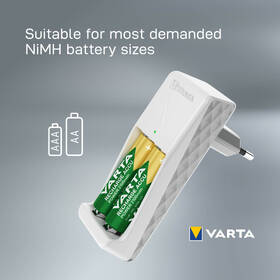 Nabíječka Varta Mini Charger + 2 AAA 800 mAh 

 obrázek produktu 11 z 11