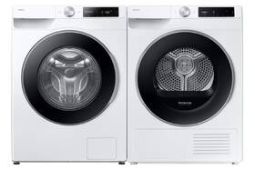 Set výrobků Samsung WW90DG6U25LEU4 + DV90T6240LE/S7 bílá barva
