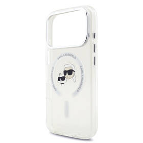 Kryt na mobil Karl Lagerfeld IML K&CH Heads Metal Frame MagSafe na Apple iPhone 17 Pro průhledný

 obrázek produktu 5 z 7