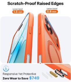 Kryt na mobil Torras Ostand Q3 Spin na Apple iPhone 17 Pro Max oranžový

 obrázek produktu 2 z 7