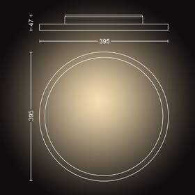 Stropní svítidlo Philips Aurelle White Ambiance panel kulatý 30cm bílé

 obrázek produktu 2 z 8