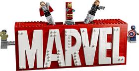 Stavebnice LEGO® Marvel 76313 Logo MARVEL a minifigurky 

 obrázek produktu 1 z 8
